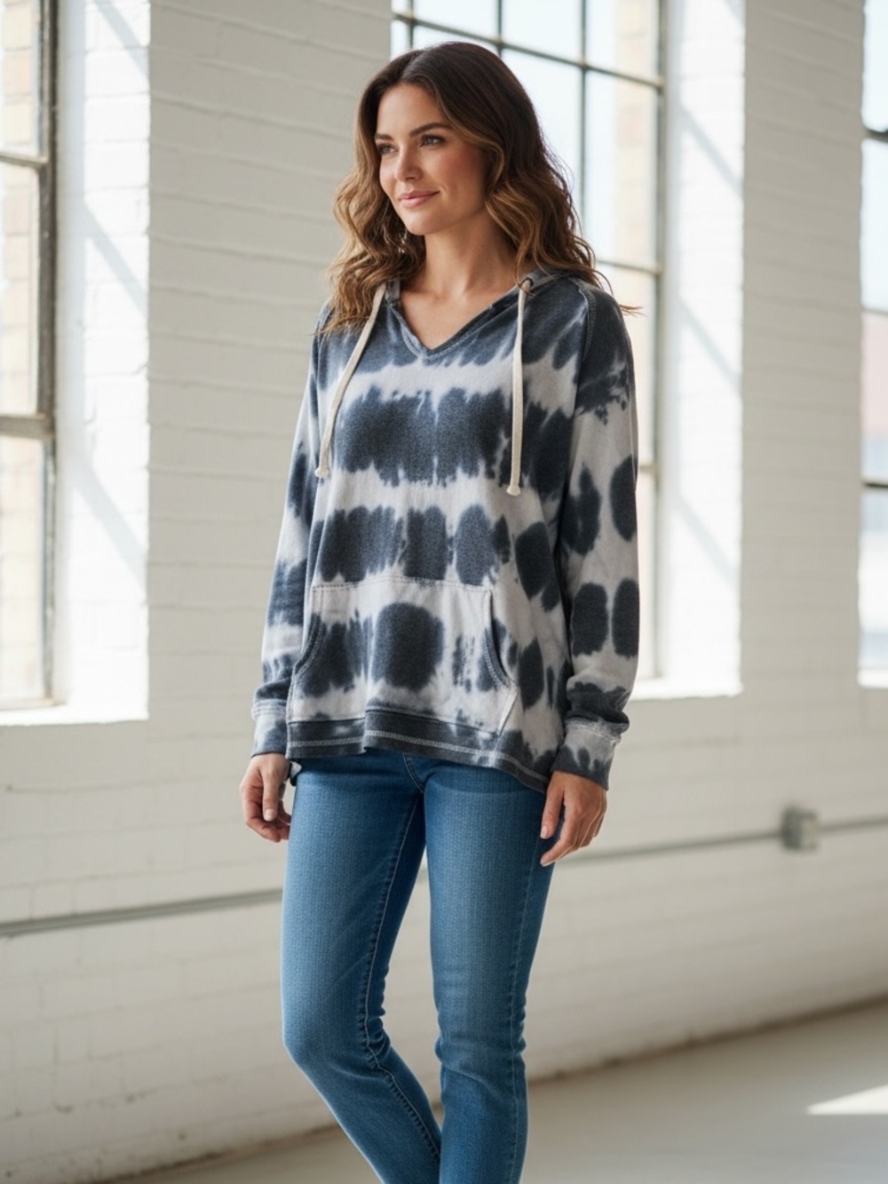 Honeyme Curvy Tie-Dye Hoodie – XL
